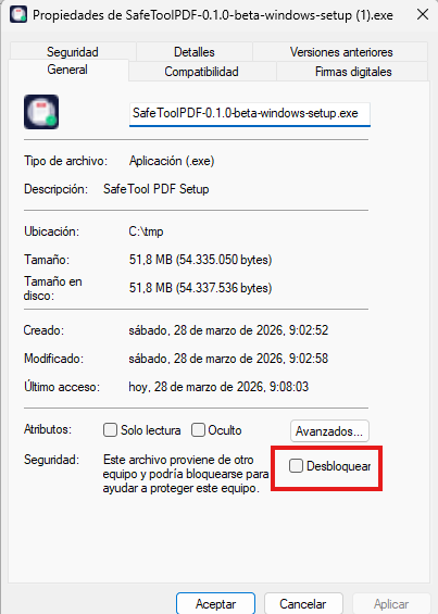 Unblock Windows File